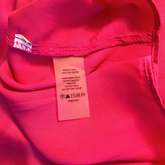 Vince Cammuto Blouse in Fuchsia Pink Size L NWT - Picture 8 of 8